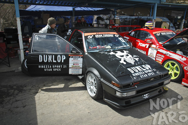 This is what Toshiki Yoshioka's old red AE86 looks like now